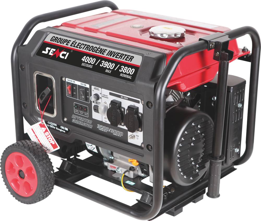 Groupe électrogène AVR monophasé essence 4000W 7CV