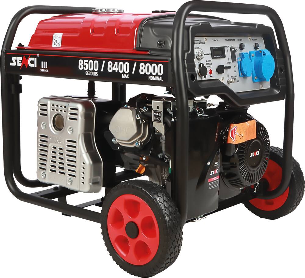Gerador de partida eltrica 8500W 13,5HP AVR com kit de carrinho de mo