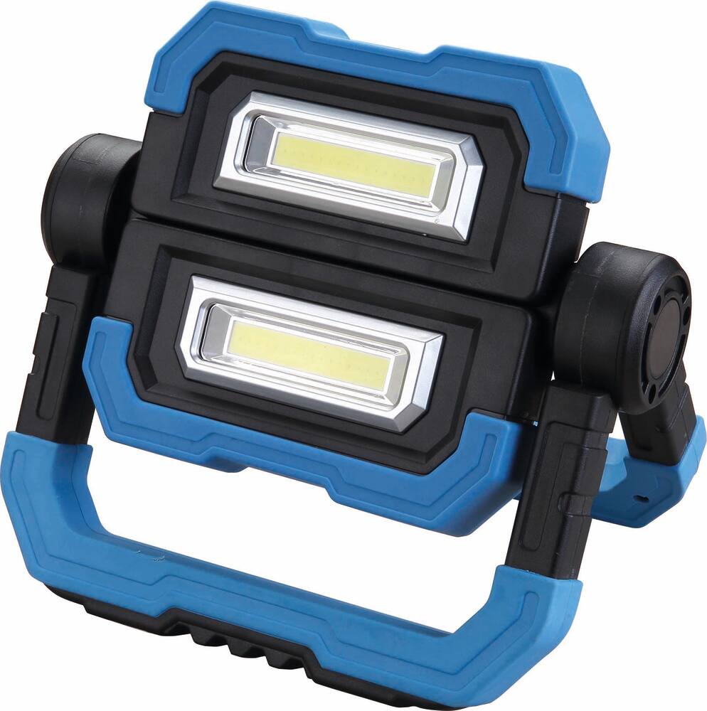 Projecteur LED 2x5W 1000 lumens rechargeable
