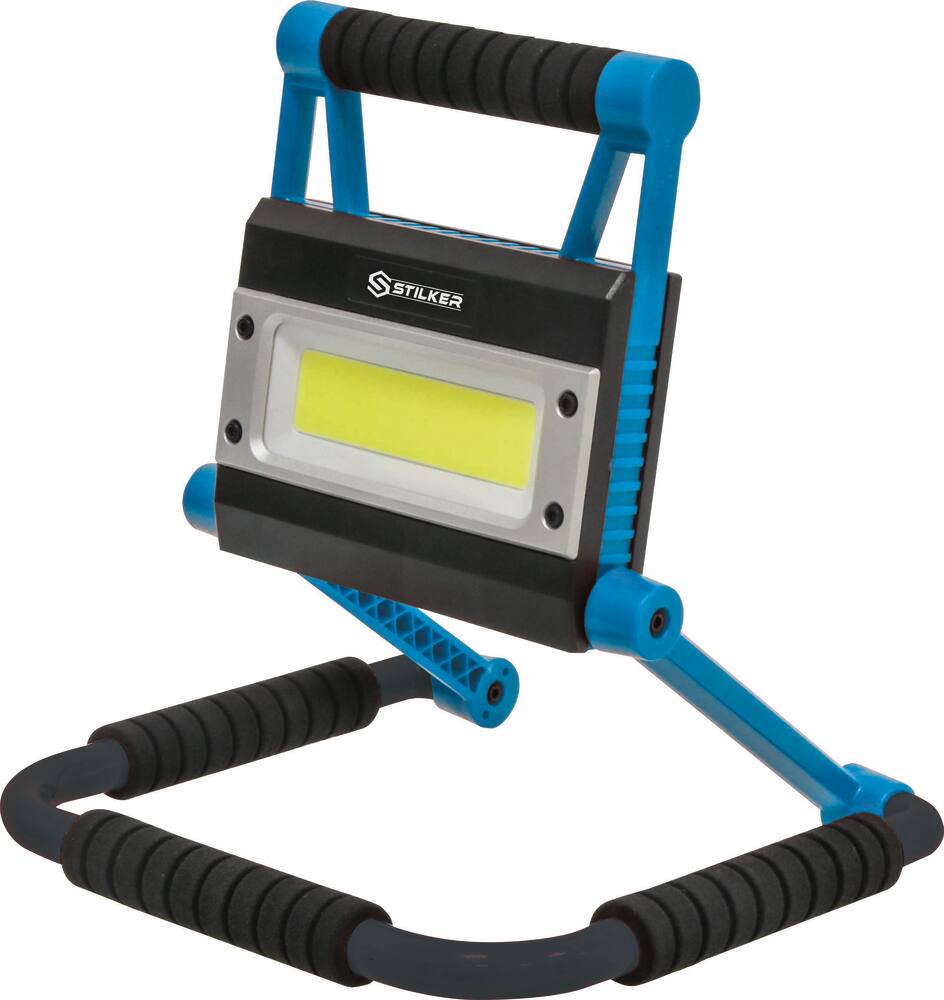 Projecteur LED 10W 1500 lumens rechargeable, pliable sur trépied
