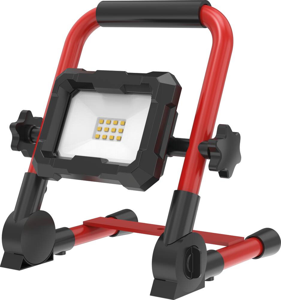 Projecteur de chantier LED rechargeable, portable sur pied