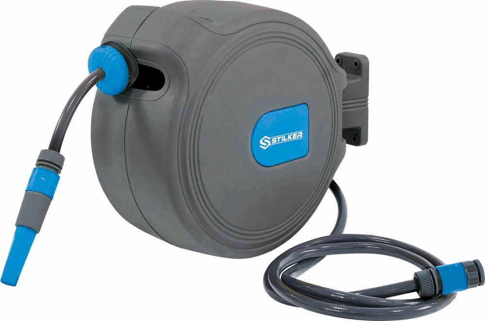 Enrouleur automatique orientable de tuyau d'eau 20m+2m Ø 11mm